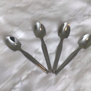 Stainless steel serrated grapefruit spoons made spoons set of 4